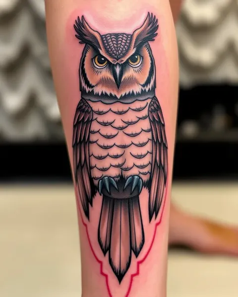 Signification symbolique du tatouage de hibou pour les individus