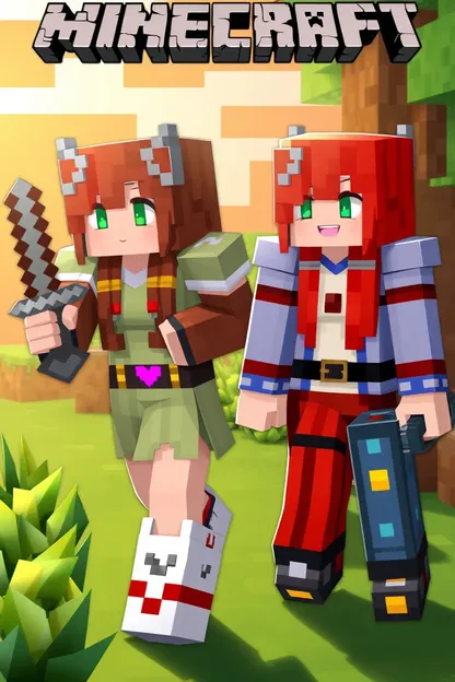 Skins de Filles Minecraft pour Personnalisation et Créativité