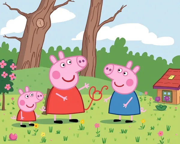 Sortie ensoleillée de Peppa Png