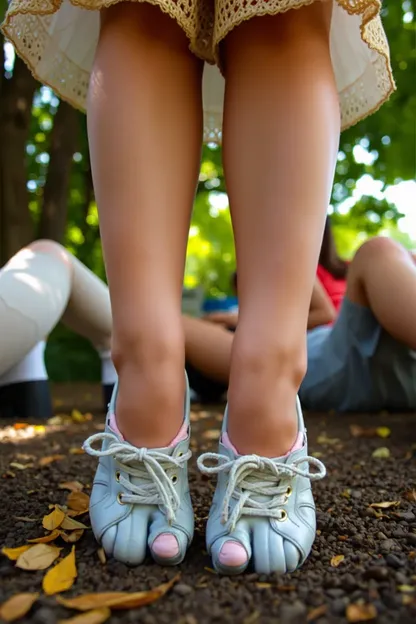 Sous les pieds des filles : découverte inhabituelle rendue publique