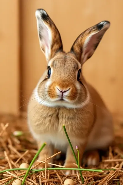 Souvenirs heureux de la fille de lapin de reproduction