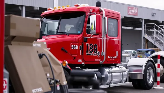 Spécifications du camion Peterbilt 589 cabine de jour 2025