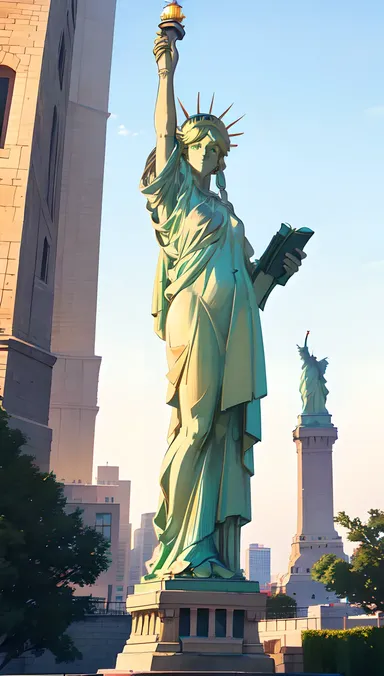 Statue de la Liberté R34 : Landmark iconique original à New York