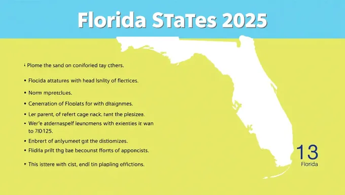 Statuts de Floride 2025 : dispositions clés et modifications