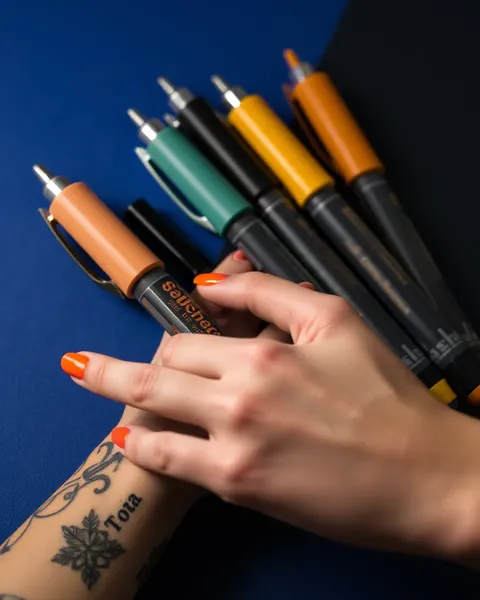 Stylos de tatouage pour créations d'art corporel personnalisées