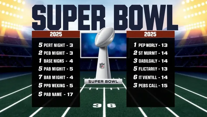 Super Bowl Squares 2025 : La Fureur de Football ultime