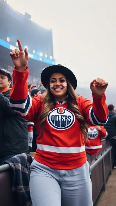 Supporters des Oilers d'Edmonton : réunis à nouveau