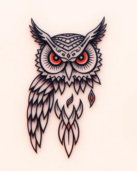 Symbole de hibou tatoué : signification et importance