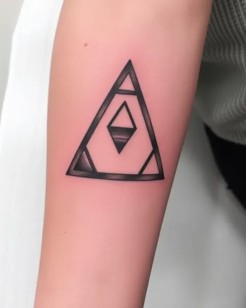 Symboles et Signification des Tatouages en Triangle Expliqués