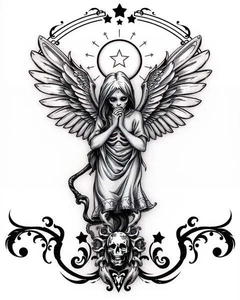 Symbolisme de la mort : ange et signification du tatouage