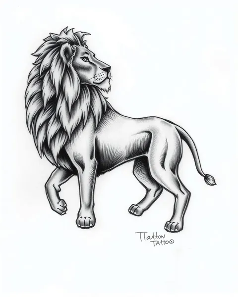 Symbolisme derrière le design de tatouage de lionne