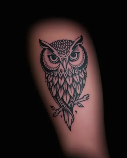 Symbolisme derrière un tatouage d'oiseau hibou