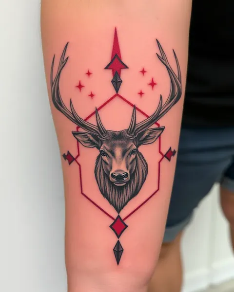 Symbolisme du cerf tatoué : force, liberté et beauté sauvage