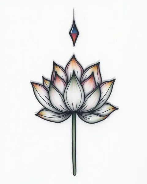 Symbolisme du tatouage de fleur de lotus dans l'art et la culture