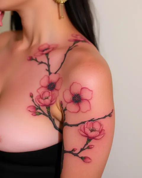 Symbolisme du tatouage de fleurs de sakura et de son importance