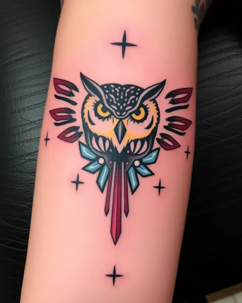 Symbolisme du tatouage de hibou dans la culture moderne