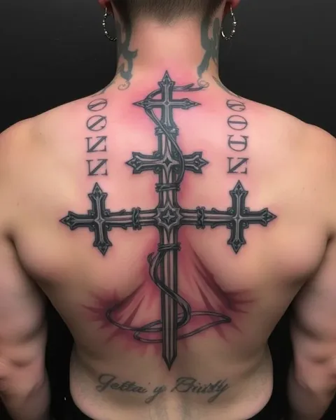 Symbolisme et signification du tatouage de croix triple