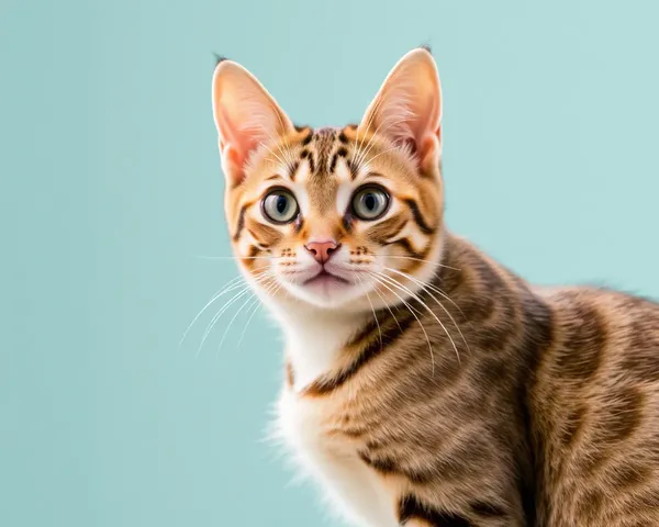 Séance de photo de chat avec des poses drôles