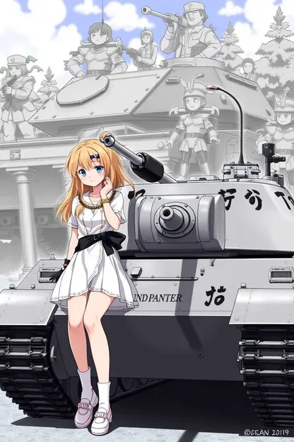 Série d'Anime Hentai des Filles et des Panzers : Filles Mignonne