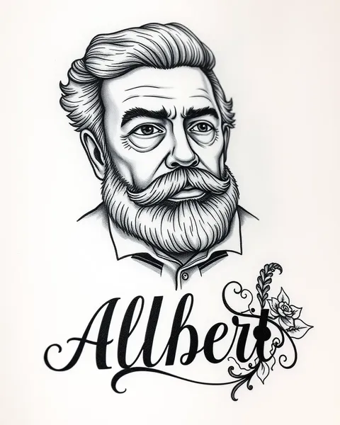 Tatouage d'Albert pour l'expression de soi des femmes