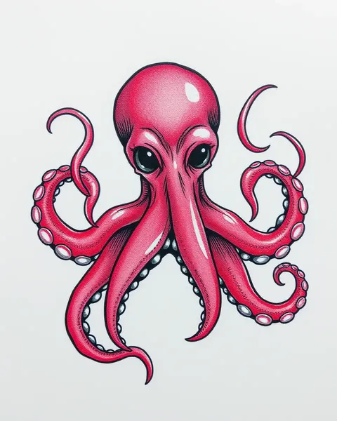 Tatouage d'octopus à l'anus, choix de mode audacieux pour une fille