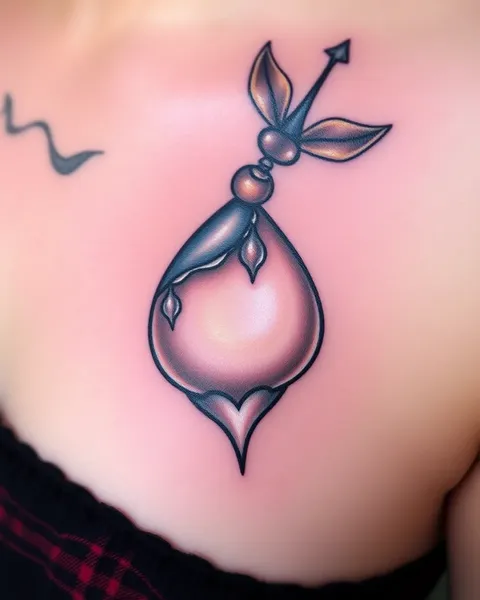 Tatouage d'une Perle : Art corporel Unique et Intricat