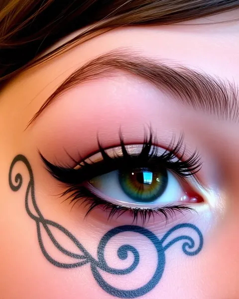 Tatouage d'œil supérieur pour les yeux : un art corporel audacieux