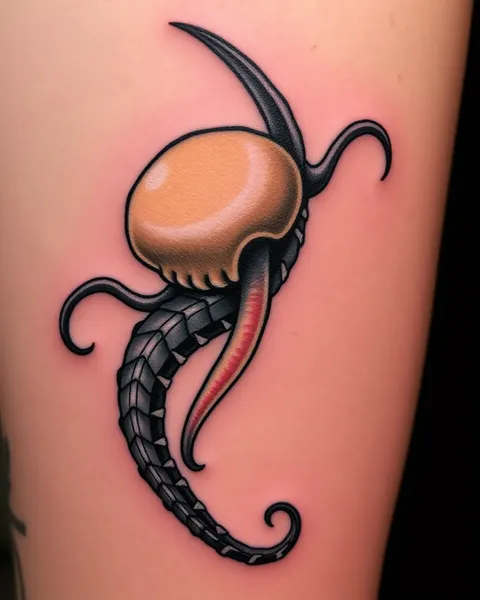 Tatouage de Tenticle d'Anus : Conception de l'Art corporel accrocheur