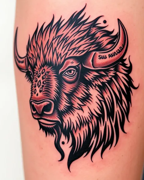 Tatouage de bison : signification dans les cultures différentes