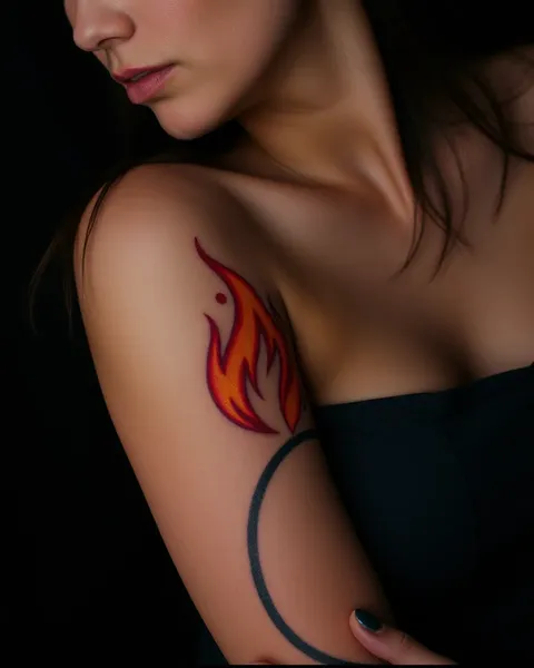 Tatouage de feu premier : un symbole de force