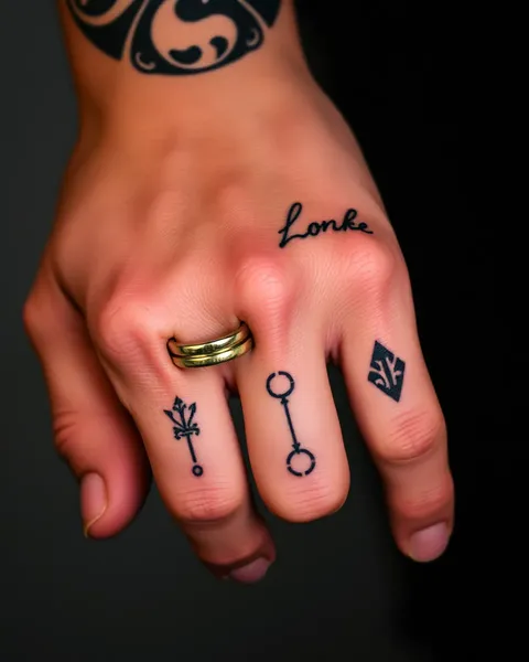 Tatouage de knuckle : expression artistique sur les os de l'index