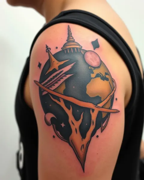 Tatouage de la planète Terre : un rappel permanent