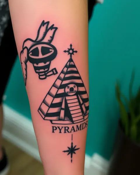 Tatouage de pyramide : mystique égyptienne ancienne sur l'art corporel