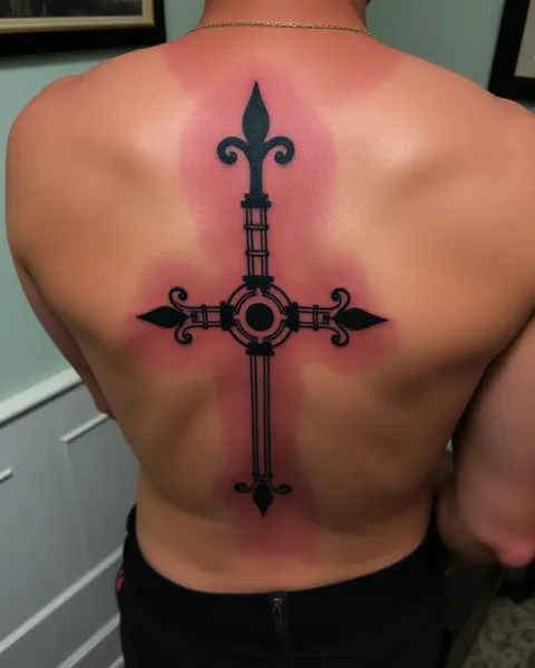 Tatouage de triple croix pour les hommes et les femmes