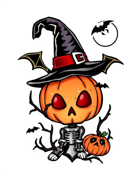 Tatouage flash d'Halloween : inspiration de tatouage flash d'Halloween