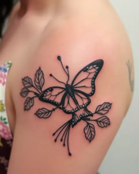 Tatouage à encre blanche guéri complètement