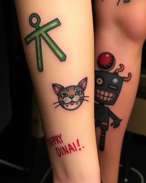 Tatouages amusants pour rire bien