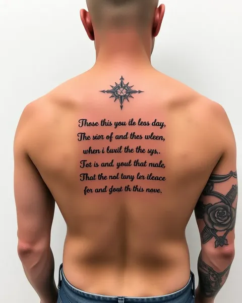 Tatouages avec Citations pour les Hommes : Conceptions Uniques pour les Meufs