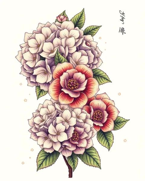 Tatouages d'hydrangeas : Une belle forme d'art corporel