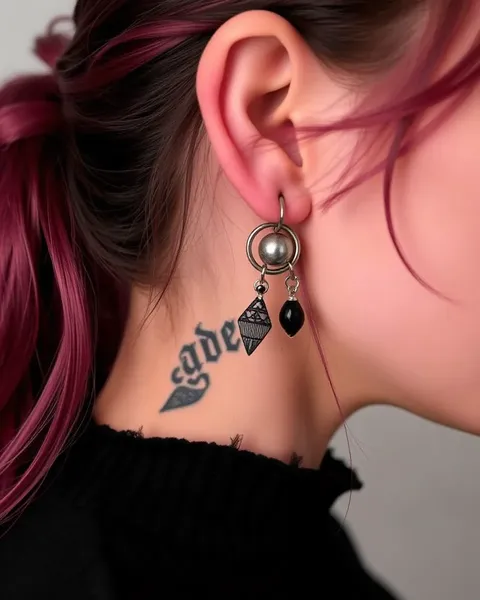 Tatouages d'oreille féminine : une tendance de mode