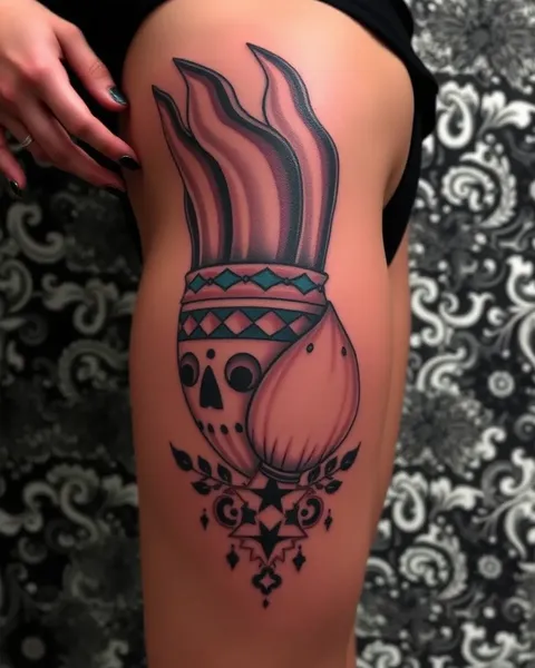 Tatouages de Jambe pour les Dames : Mode Féminine