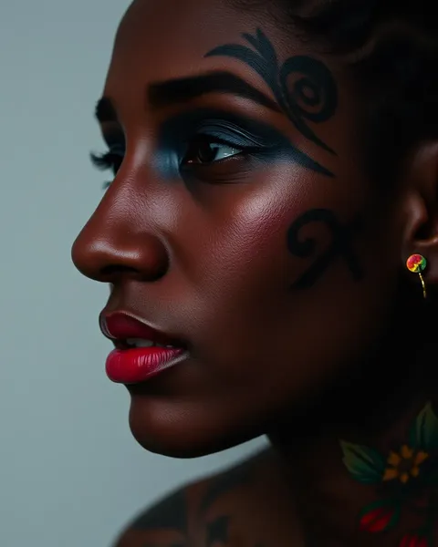 Tatouages de Peau Noire et de Couleurs : Une Réprésentation de l'Identité