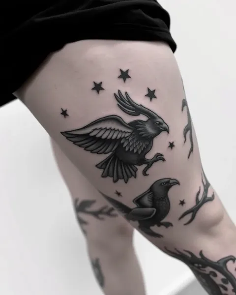 Tatouages de cuisse pour hommes : un moyen de montrer l'art