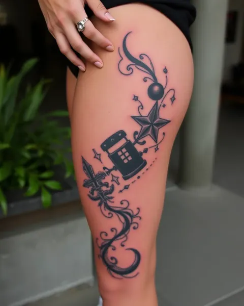 Tatouages de cuisse pour l'empowerment des femmes