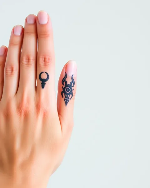 Tatouages de doigt intérieur : un symbole de rébellion