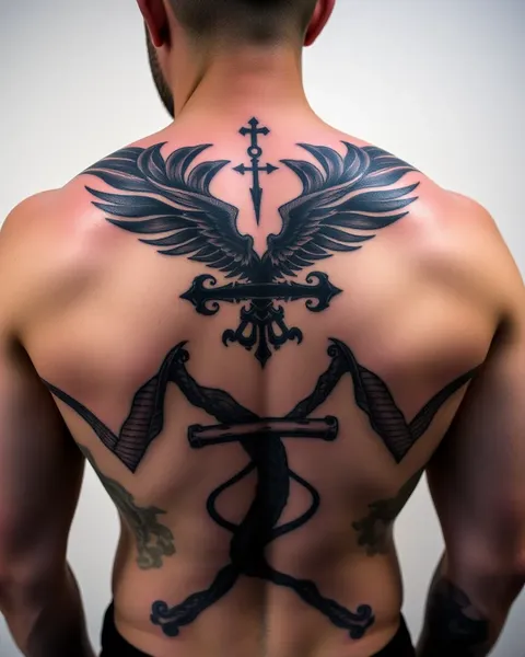 Tatouages de dos masculins : Symbole de force et d'identité