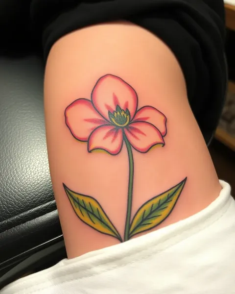 Tatouages de fleur de naissance d'avril : un symbole d'espérance et d'optimisme