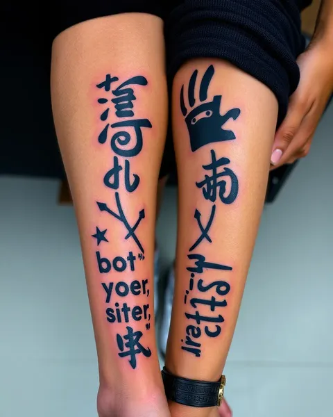 Tatouages de frère et sœur : des souvenirs pour une vie