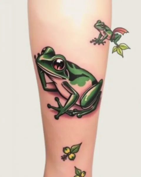 Tatouages de grenouille : choix d'art corporel unique