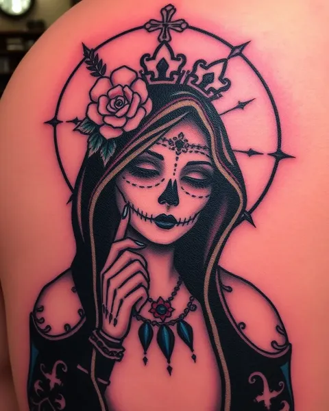 Tatouages de la Santa Muerte : signification spirituelle